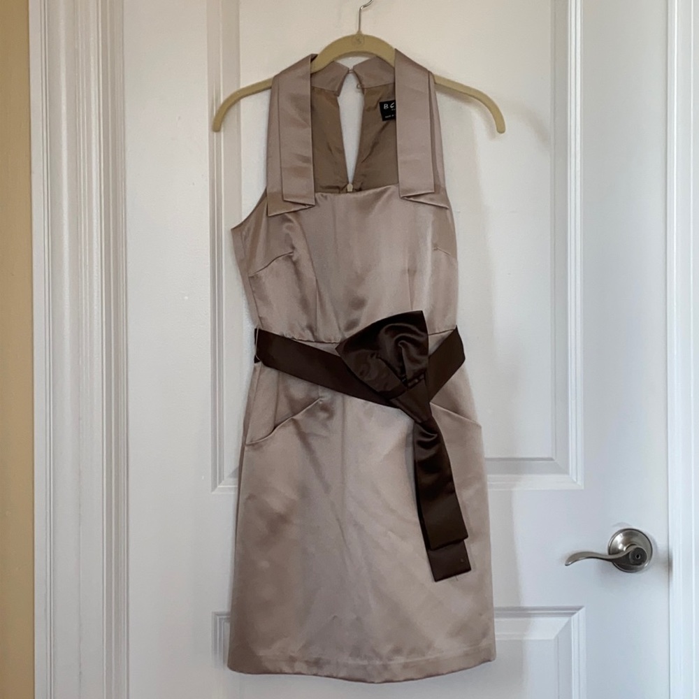 BCBG Tan Mini Dress Size 4